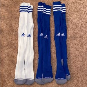 3 pair set of Adidas climate soccer socks